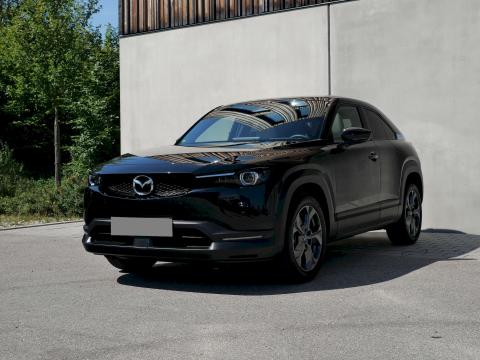 Mazda MX-30 Elektroauto Onyxschwarz Auto Till München