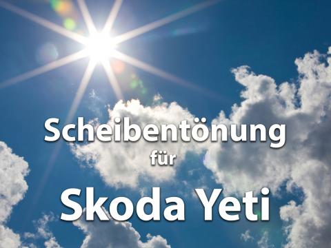 Scheibentoenung Skoda Yeti Sonnenschutz Folie