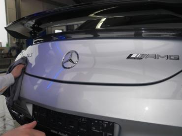 Handwaesche Trocknen Lackaufbereitung Muenchen Mercedes Sls 06