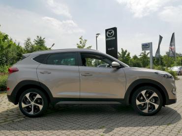 Hyundai Tucson Silbergrau freie Werkstatt Auto Till Höhenkirchen