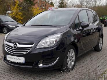 Opel Meriva 14 Turbo Excellence Gebrauchtwagen schwarz freie Werkstatt Auto Till Höhenkirchen