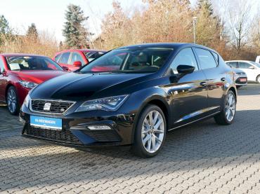 SEAT Leon FR schwarz freie Werkstatt Auto Till Höhenkirchen