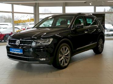 VW Tiguan Highline 2018 Deep black schwarz freie Werkstatt Auto Till Höhenkirchen